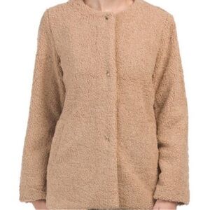 Sanctuary Cozy Camel Teddy Jacket